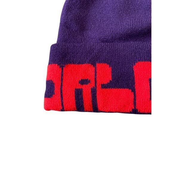 Authentic Travis Scott Astroworld Festival 2021 Purple Beanie Hat Size OS NWOT - Picture 5 of 8